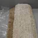 Arotive Microfiber Bathroom Rugs, Shaggy Soft and Absorbent Bath Rug, Non-Slip, Thick Plush Machine Washable Dry Bath Mats for Bathroom, Tub and Shower, 40x24, Light Beige, Rectangular