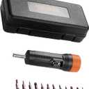 VEVOR Torque Wrench, 1/4" Drive Screwdriver with Bits & Case, Magnetic Function, 10-70 in-lbs Torque Range