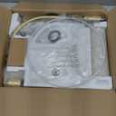 Nintiue Upgraded Modern Arc Dimmable Tall Standing Floor Lamp with Linen Shade, 1200 Lumens LED Bulb Included, for Living & Reading Room, Bedroom, Office & Nursery, Gold, 10"D x 10"W x 65"H