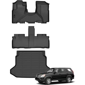 AUXKO All Weather Floor Mats for Honda CRV 2002-2004 2005 2006 Accessories