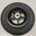 150MM Scooter Inflation Wheel With Aluminum Alloy Hub 6" Pneumatic Tyre With Inner Tube Electric Scooter 6 Inch Pneumatic Tire (black)