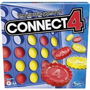 Hasbro Gaming Connect 4 Classic Grid,4 in a Row Game,Strategy Board Games for Kids,2 Player .for Family and Kids,Ages 6 and Up (ONE SIZE)