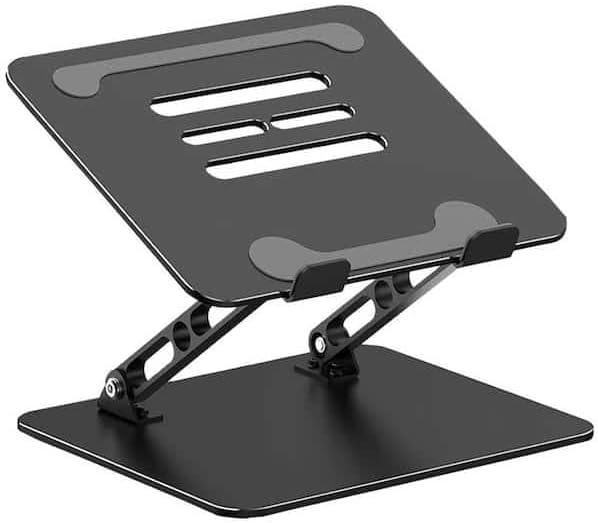 RIVERTON CANDLE & BATH for Adjustable Metal Foldable Laptop Stand Riser Ventilated Cooling Portable Holder for 10-15.6 Laptops