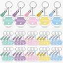 Employee Appreciation Gifts Inspirational Double Sided Acrylic Keychains Thank You Gift for Women Coworker