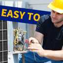 30+5 uF 30/5 MFD 5% 370V/440VAC Dual Run Round Start A/C Capacitor CBB65B Air Conditioner Capacitors for AC Unit Fan Motor Start or Heat Pump or Condenser Straight Cool