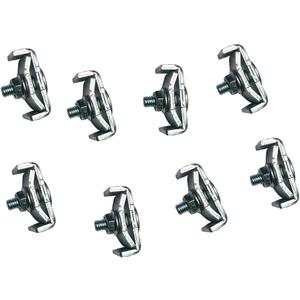 Quest Manufacturing Cable Tray Coupler, Pack of 8 Pcs, Zinc (CT0001-03-8),Silver