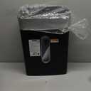 BONSEN Shredder for Home Office, 4 Gallons 8-Sheet Cross Cut Credit Card Shredder, Small Paper Shredder for Home Use, High Security Level P-4, ETL Certification (S3101) (Black)