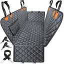 URPOWER Dog Car Seat Cover for Pets 100% Waterproof Seat Cover Hammock 600D Heavy Duty Scratch Proof Nonslip Durable Soft Back Seat Covers for Cars Trucks and SUVs