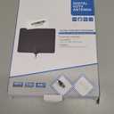 TV Antenna Indoor for Smart TV and All Smart TVs,HD Digital Antenna with Amplifier Signal Booster,TV Antenna for Local Channels Indoor & Outdoor (Black)