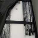 VEVOR 10ft x10ft Pipe and Drape Kit, Heavy Duty Backdrop Stand with Carbon Steel Base, Adjustable Backdrop Support with 2 Clamps and A Carry Bag for Wedding, Party, Event, Photography and Exhibition