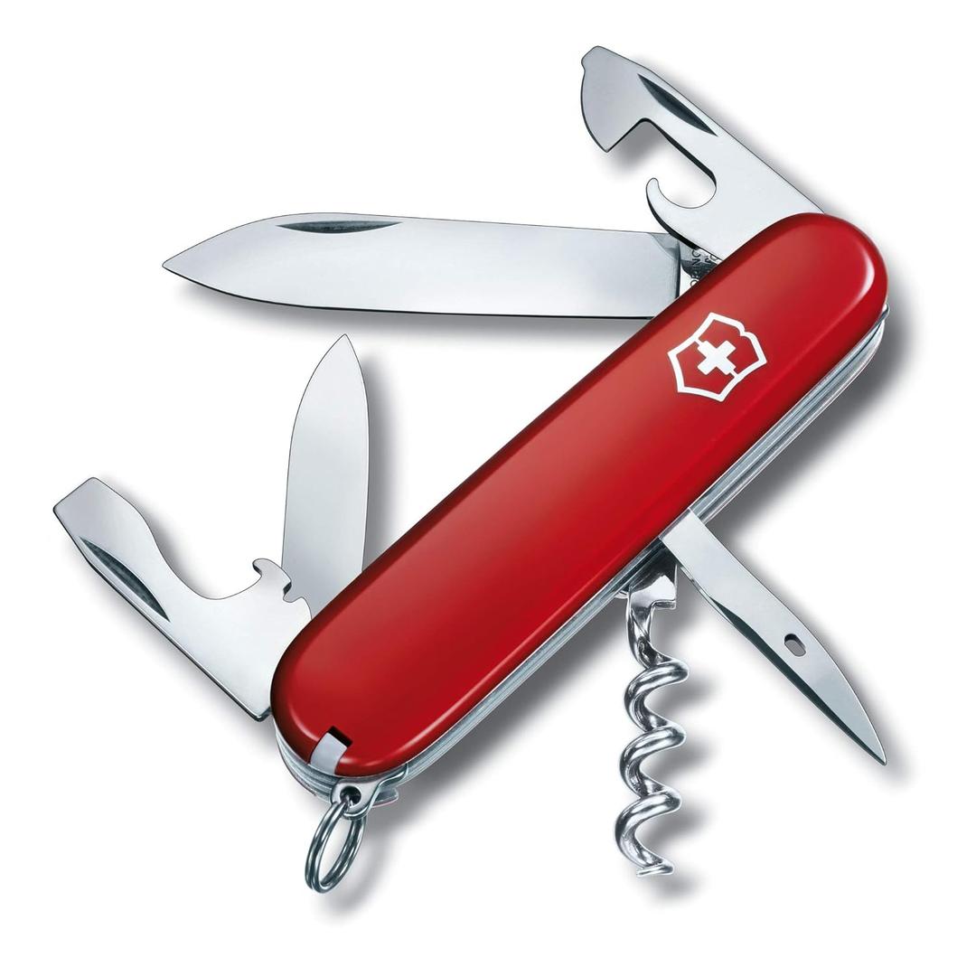  Swiss Army Knife, 3.5" Closed, Red Scales - 1.3713-033-X1