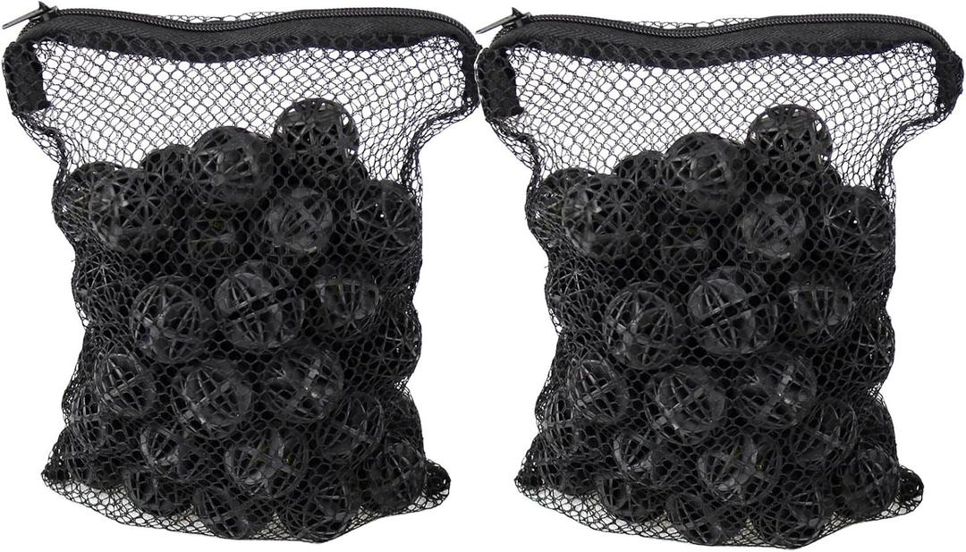 AQUANEAT Aquarium 1" Bio Balls 100pcs for Fish Tank Pond Canister Filter Media