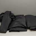 Pureegg Plastic Table Cloth Disposable 8 Pack, 54 x 108 Inch Table Cloths, Graduation Decorations Class of 2025, Graduation Party Tablecloths, Rectangle, Plastic Cover, Leakproof & Sturdy, Black