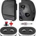 M110 Air Filter + Base Air Cleaner + Air Cleaner Cover For Craftsman M110 140cc Lawn Mower