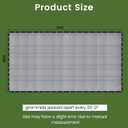[Windscreensupplyco] 60-70% 20 FT X 30 FT Mesh Tarp/Shade Cloth 9-Needle Knitted Heavy Duty Black with Grommets for Green House, Garden, pergola, Pools, Dump Truck
