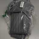 Cat Litter Mat 36x24 Inch, Silicone Litter Box Mat with Raised Edge and Diversion Groove, Waterproof Litter Trapping Mat, Easy to Clean Cat Mat for Litter Box, Grey