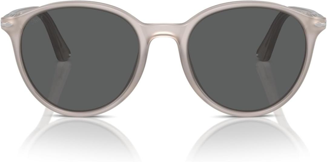 Persol Unisex Po3350s Round Sunglasses (Black/Green)