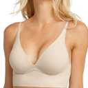 Maidenform Women's Seamless Lift, Wireless Long-Line Convertible Tank-Style Bralette, Sandshell, Small
