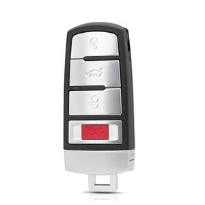 GZXNKEY 4 Buttons Car Smart Remote Control Key Fob for Volkswagen VW Passat 2006-2013 / VW CC 2009 2010 2011 2012 2013 2014 2015 keyless Entry FCC ID: NBG009066T PN:HLO 3C0 959 752 N BB AE AM