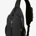 WATERFLY Crossbody Sling Backpack Sling Bag Travel Hiking Chest Bag Daypack