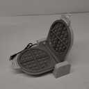 bella Flip-n-Store Waffle Maker with EverGood Ceramic Nonstick Coating, Fits-anywhere Kitchenware, Power Indicator Light, Cool Touch Handle & Cord Wrap, 7 Wide & 1" Deep Plates, 1000 Watt, Oatmilk