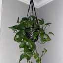 2 Pack 43 Inches Macrame Planter Hanger Large for 12 inch Pot (Extra Long & Big) + Swag Hook | Large Hanging Planter for Indoor Plants | No Pot/Plant Included (XL)