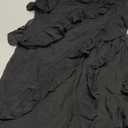 HOCILLE Women's Sexy Strapless Tube Top Bodycon Sleeveless Ruffle Mini Party Dress S