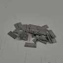 20 Sets Small Hinges with Screws, Stainless Steel Jewelry Box Hinges Silver, 1 in Mini Hinges for Wooden Box, Folding Butt Hinges, Miniature Hinges, Jewelry Box Hardware Hinges
