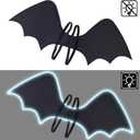 HSCTEK Light Up Skeleton Bat Wings (Large, White)