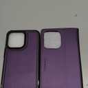 Wallet Case for iPhone 16 Pro Max Compatible with Magsafe, 2-in-1 PU Leather Flip RFID Blocking Card Holder Stand Shockproof Magnetic Detachable Cover for iPhone 16 Pro Max, Fashion Purple