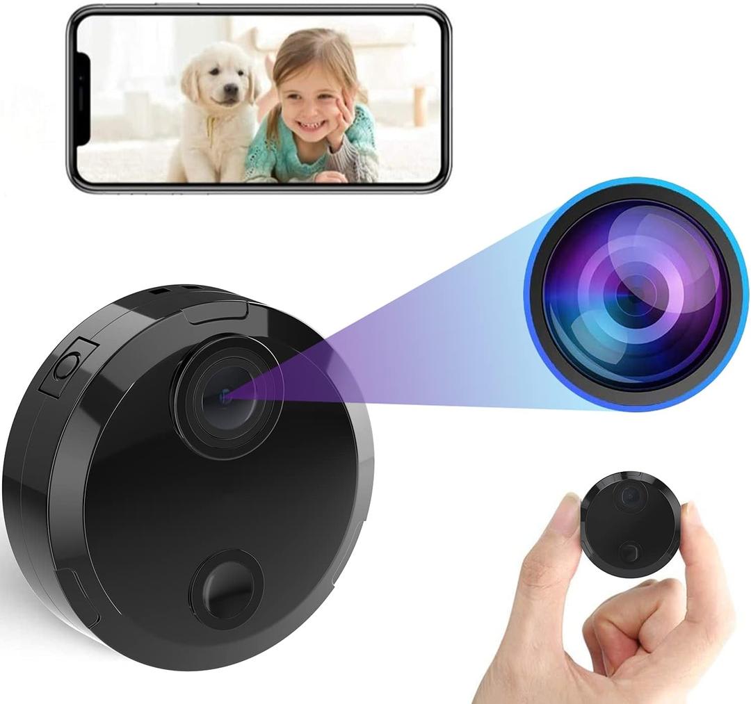 WYTIWYG 4K HD Wireless Camera - Extended Battery Life, Indoor Home Security Camera, Automatic Night Vision, WiFi Baby Monitoring, SD Card Loop Recording and App Control (QYQY-Y1)