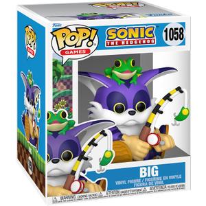 Funko Pop Super: Sonic - Big The Cat - Sonic The Hedgehog - Collectable Vinyl Figure - Gift Idea - Official Merchandise - Toys for Kids & Adults - Video Games Fans - Model Figure for Collectors