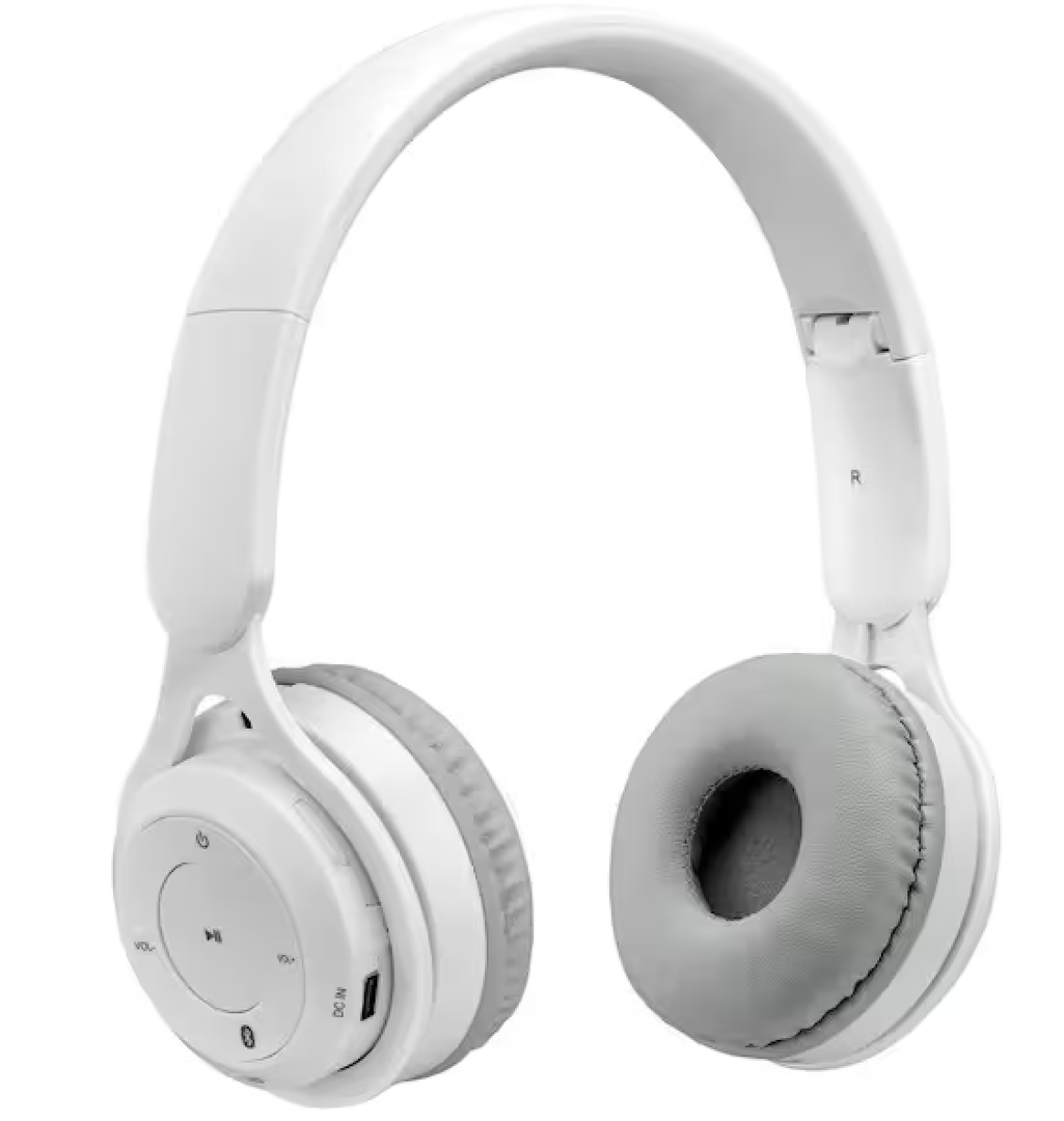 iLive Bluetooth Headphones, White