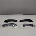 Car Exterior Door Handle Cover Compatible for 2021 2022 2023 2024 2025 Kia K5 GT GT-Line Accessories Door Handle Protectors with Smart Key Holes Glossy Black