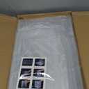 6 Pack Hat Organizer Box, Stackable Clear Baseball Caps Holder Box Containers with Magnetic Door for Hats Snapback Cap Storag, Hat Rack Display Case, Holds 8 Hats Each (Clear)