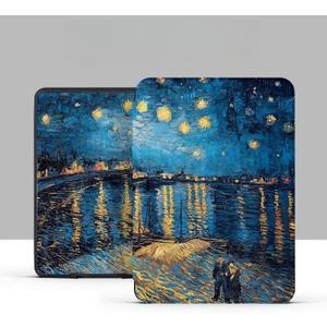 PU Leather Cover for Kindle Paperwhite 12th Gen 2024 (7") & Kindle Colorsoft Signature Edition (7"), Auto Sleep Wake (Rhone River)