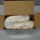 Paterr 4 Pcs Mini Quilted Floral Makeup Bag Women Gifts Small Cosmetic Bag Floral Quilted Makeup Pouch with Zipper Cute Travel Toiletry for Mom Teacher Women Girls Gifts(Pink, Orange Flower)