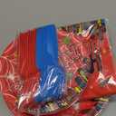 96Pcs Spider 3rd Birthday Decorations for Boys Super Theme Hero 3rd Birthday Plates and Napkins Blue Red Spider Three Year Old Decoration Favors for Kids 3 Year Old Party Supplies Serves 24