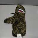Camo Dog Hoodie Dog Clothes Extra Warm Fleece Lining Stretchy Fit for Small Medium Large Dogs (Camo, Small)