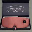 Heated Eye Mask for Dry Eyes - Silk Cordless Warm Eye Compress Moist Heat, FSA HSA Eligible, Eye Heating Pad for Stye Treatment, Tired Eyes, Sleep, Travel, Washable, Rechargeable, Pink