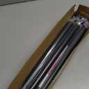 Black Shower Curtain Rod 31 to 80 Inch,1 Inch Diameter Adjustable Spring Tension Stainless Steel Telescoping Rod,Easy Install,No Rust