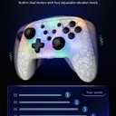 NexiGo Wireless Controller (No Deadzone) for Switch 2 and Switch, Bluetooth Controllers for Nintendo Switch with Vibration, Motion, Turbo and LED Light (Atmosphere) (Atomsphere)