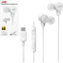 JVC Wired USB-C Earbuds - Noise Isolation - DAC - Hi-Res Audio - Built-in Mic with Mute - Comfortable Silicone Ear Tips - 3 Button Remote  Plug & Play - HAFR29UC