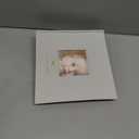 Pearhead Baby Photo Album, Keepsake Baby Memory Book with Photo Pockets, Gray and White Polka Dot Cover