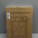 Large Size Automatic Chicken Coop Door Solar - Powered Auto Chicken Door Opener, Timer Modes for Safe and Convenient Chicken Keeping with Intelligent Obstacle Sensors, Remote Control, 14.2"H x 10.83"L
