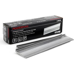 Powernail L15016 16 Gauge 1-1/2 Inch Length Hardwood Flooring L-Cleat Nails (1000ct Box)