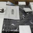 Solar Powered Robotic Pool Skimmer, Automatic Pool Surface Cleaner Robot with 24/7 Continuous Cleaning, App Control, Dual Charging, Ideal for Above Ground & In-Ground Pools (Black)