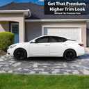 BOGAR TECH DESIGNS for Nissan Sentra 2020-2025 Wheel Rim Chrome Delete Precut Vinyl Trim Overlay, Gloss Black Blackout Look