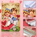 Yinder 24 Pack Vintage Valentine's Day Notebook Small Notepads Valentine's Day Retro Journal Sweet Holiday Theme Notepads for Holiday Rewards Supplies