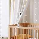 Universal Baby Monitor Mount – 15.7" Adjustable Gooseneck Arm with Strong Clip Clamp, 1/4" Thread Camera Holder Compatible with Babysense HD S2/V43 for Crib, Wall, Table, Shelf Use